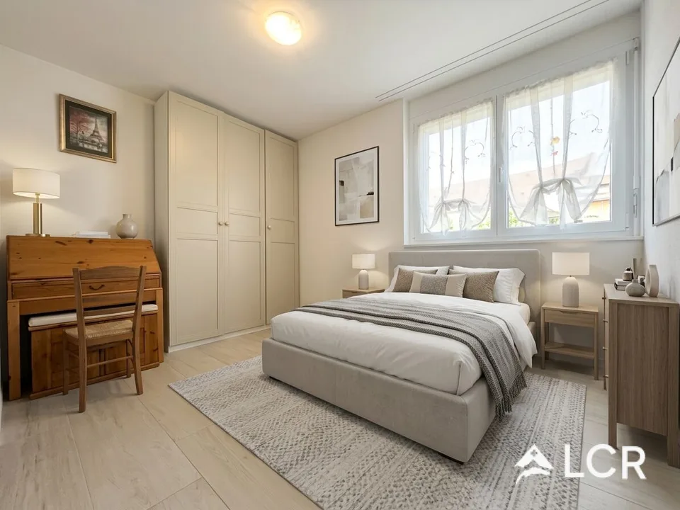 Bell'appartamento di 3.5 locali / 2 camere da letto / 2 bagni / 1 balcone / 2 posti auto – foto 5 di 10