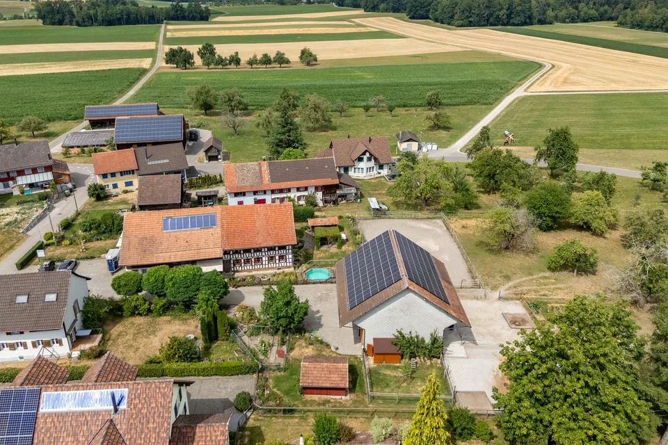 Casa in legno stilosa con infrastruttura commerciale e per cavalli – foto 3 di 13