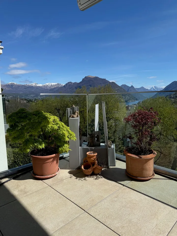 Tasis Montagnola, 4 camere da letto duplex con vista panoramica – foto 2 di 10