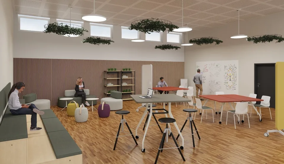 Moderne Büroflächen ab 310 m2 an zentraler Lage – Foto 3 von 3