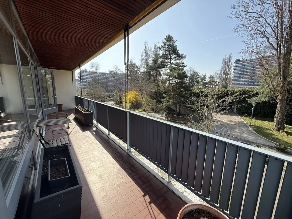 Magnifique appartement lumineux meublé récemment rénové de 58 m2 et 24 m2 de terrasse avec vue dégagée sur le parc – photo 7 sur 13