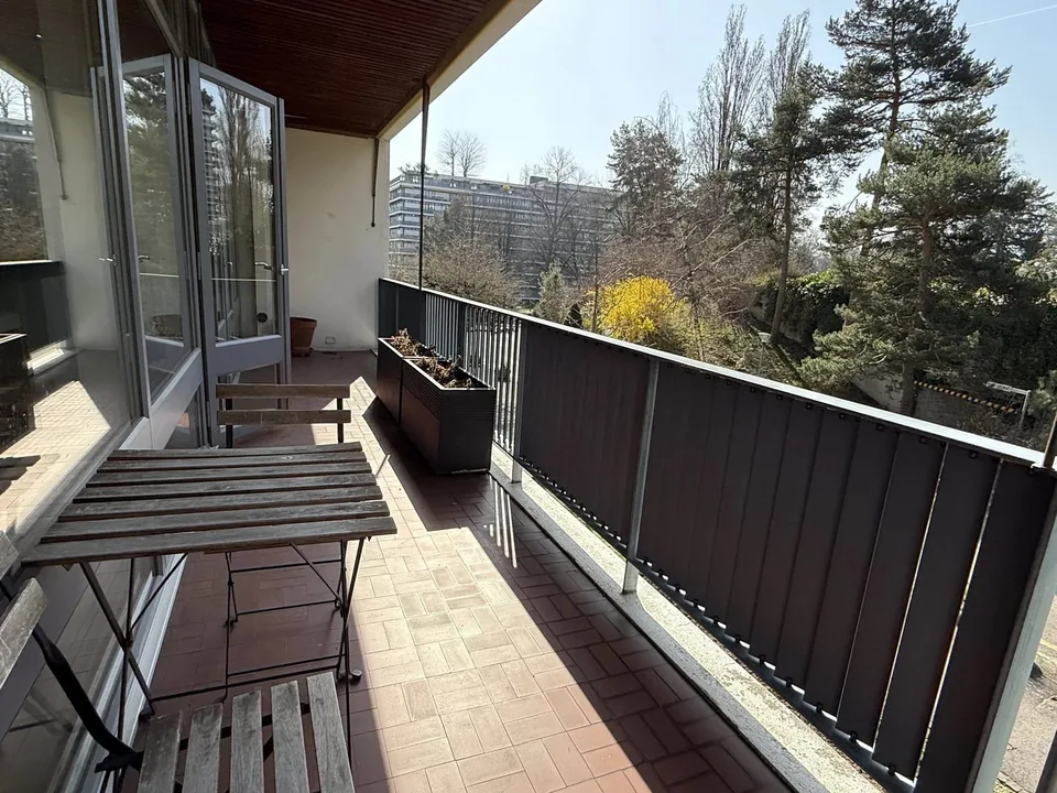 Magnifique appartement lumineux meublé récemment rénové de 58 m2 et 24 m2 de terrasse avec vue dégagée sur le parc – photo 8 sur 13