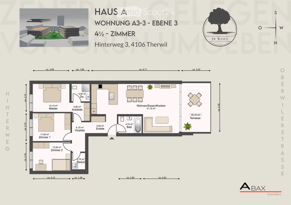 Modern wohnen im Herzen von Therwil – Foto 11 von 12