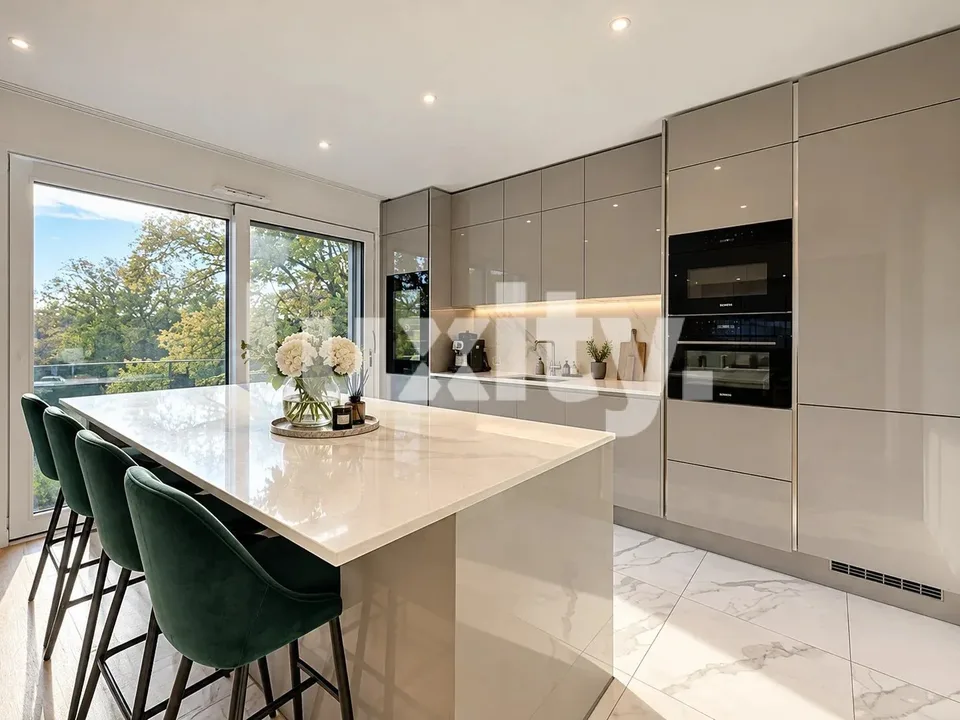 Magnifique attique en duplex avec rooftop et vue lac – photo 4 sur 4