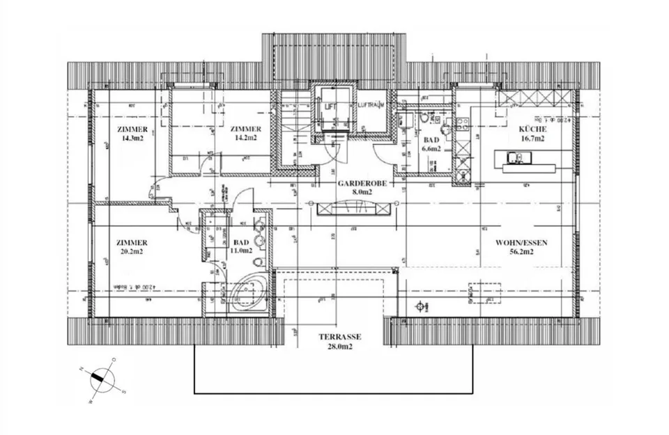 Charmante Dachwohnung mit Weitblick in Kirchleerau – 4.5 Zimmer, 147 m² – Foto 12 von 12