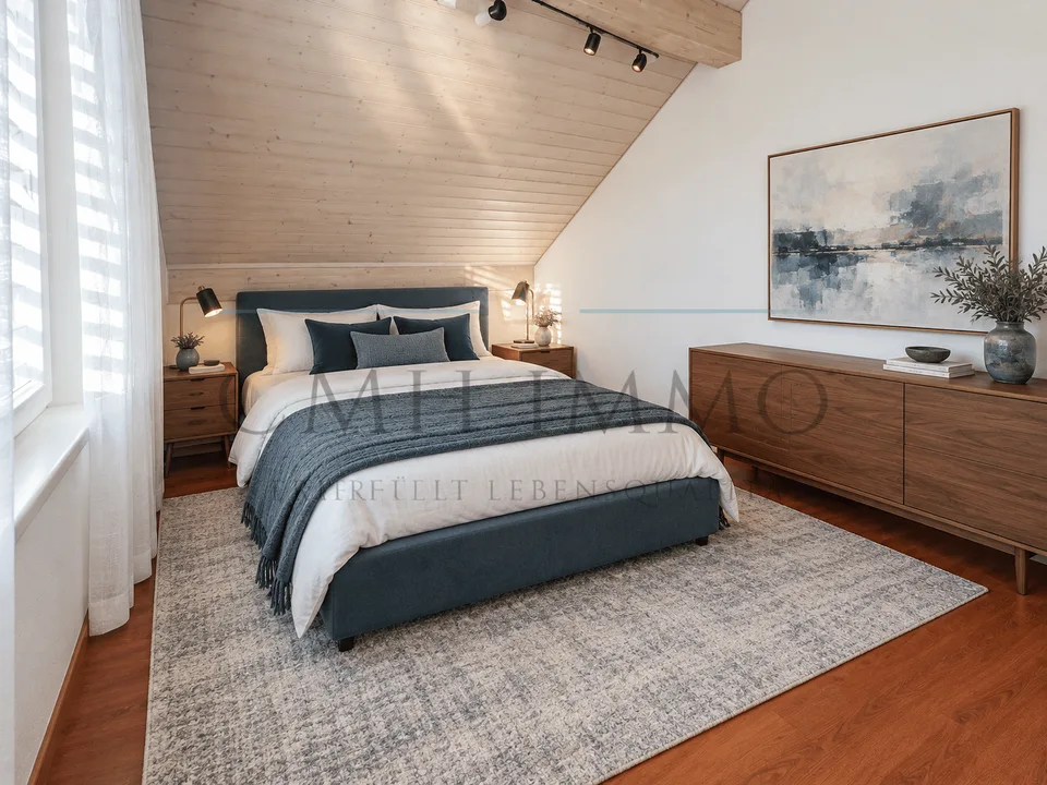 Charmante Dachwohnung mit Weitblick in Kirchleerau – 4.5 Zimmer, 147 m² – Foto 6 von 12