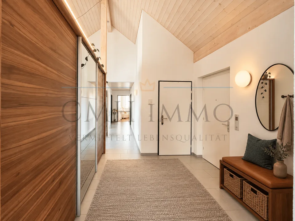Charmante Dachwohnung mit Weitblick in Kirchleerau – 4.5 Zimmer, 147 m² – Foto 9 von 12