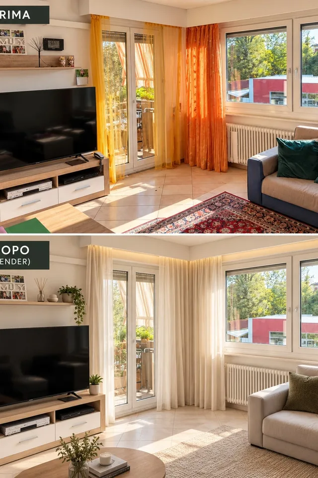 Appartement lumineux 3,5 pièces avec vue panoramique, cuisine rénovée et balcon – photo 2 sur 14