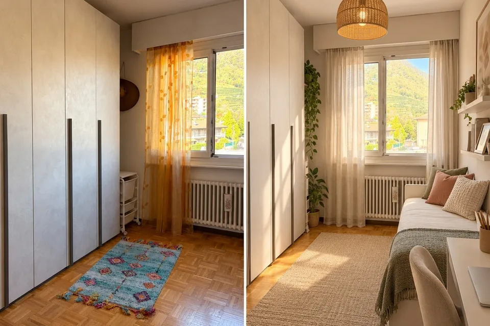 Appartement lumineux 3,5 pièces avec vue panoramique, cuisine rénovée et balcon – photo 3 sur 14