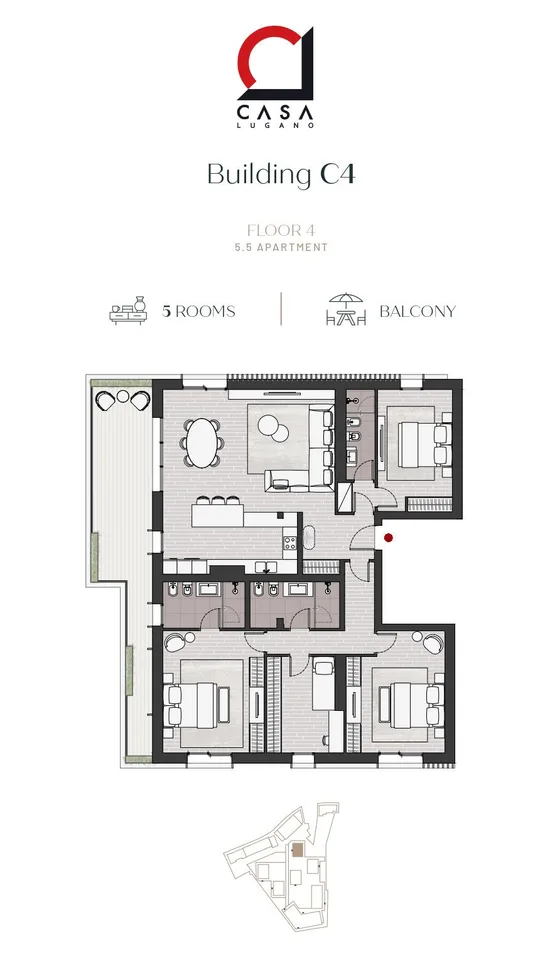 5,5 de haut standing avec des options d'achat intéressantes. – photo 28 sur 28