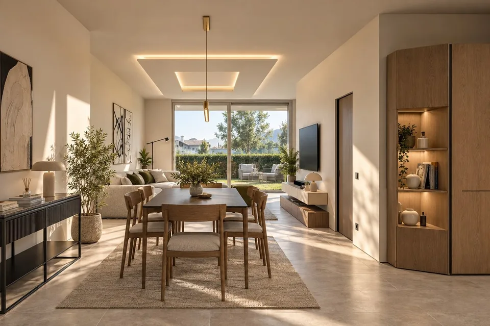Nouvelle maison mitoyenne 4,5 avec jardin privé, terrasse et piscine – photo 5 sur 9