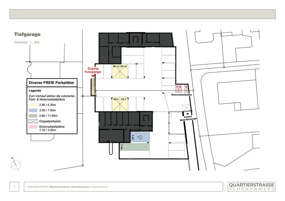 Neubau: Moderne 2.5 Zimmer-Wohnung im Erdgeschoss mit Gartenanteil – Foto 9 von 9