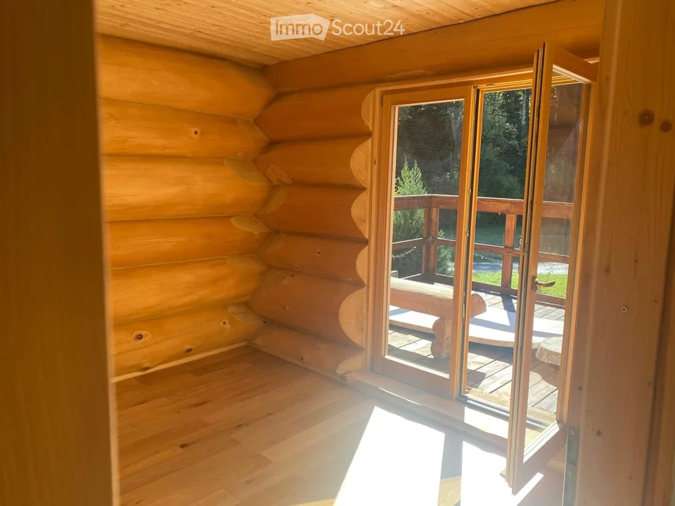Wohnen im echten Blockhaus Natur, Ruhe und Gemütlichkeit – Foto 3 von 4