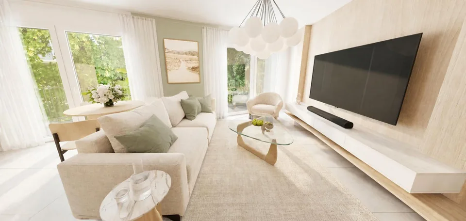 Au-dessus des nuages : superbe 2.5 pièces neuf 66m2 avec balcon de 27 m² – photo 2 sur 10