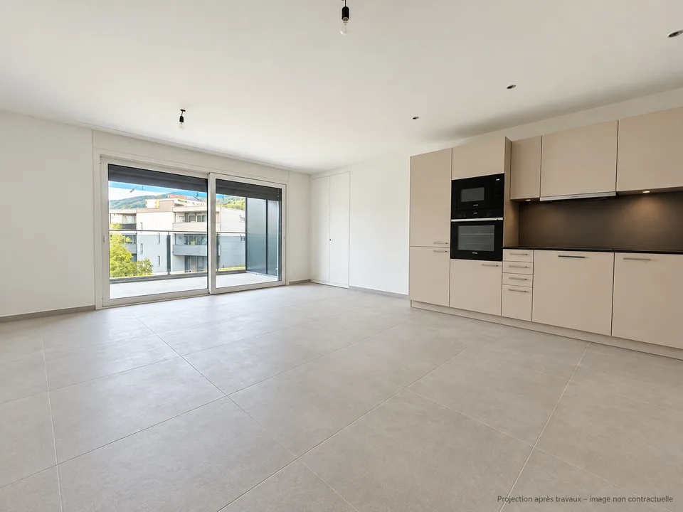 2.5 rooms new in Delémont - comfort inside, 20 m² of freedom outside – photo 5 of 13