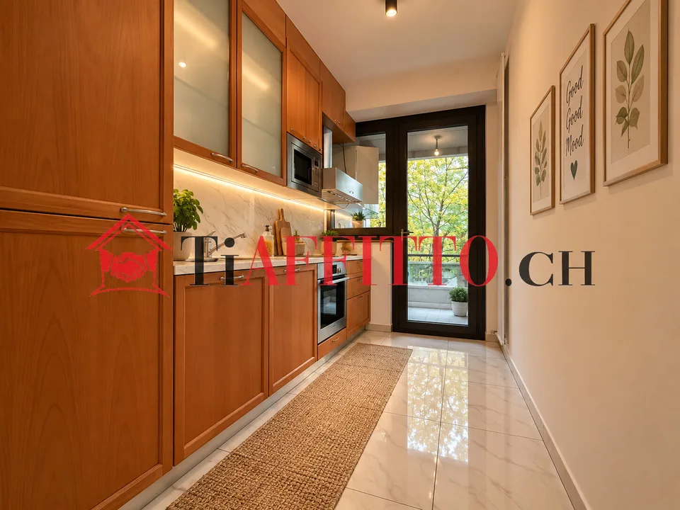 LUXURIOUS 3.5 ROOMS IN LUGANO WITH LAUNDRY ROOM – photo 3 of 7