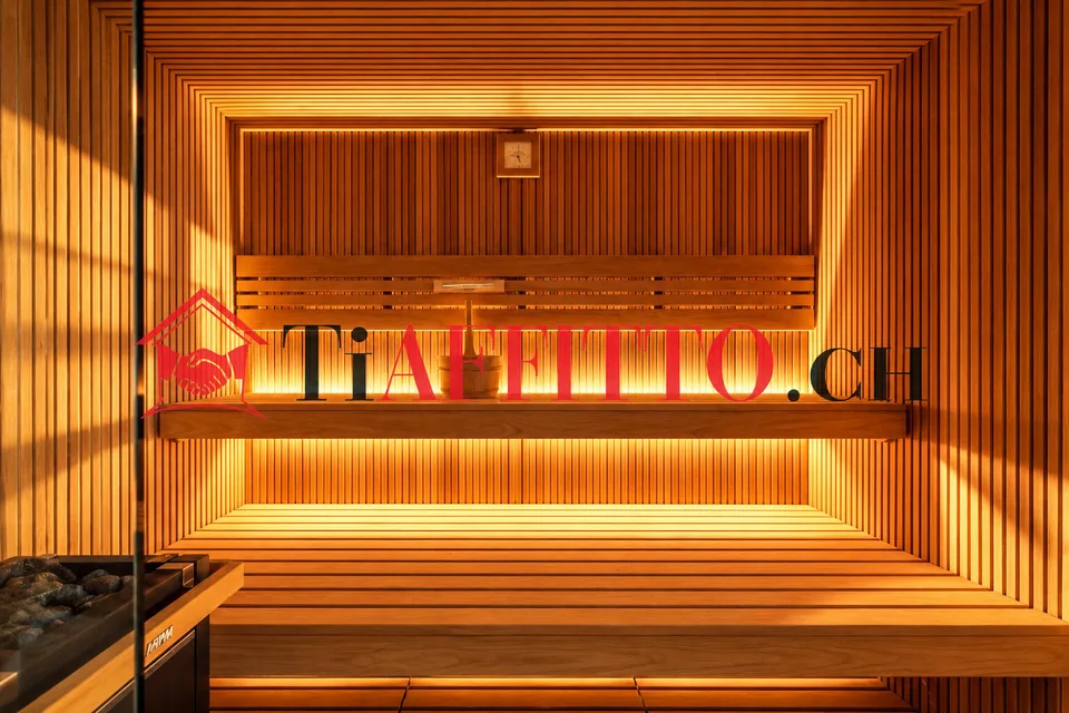 SAUNA AND GYM IN YOUR NEW 2.5 ROOM APARTMENT IN MASSAGNO – photo 2 of 13