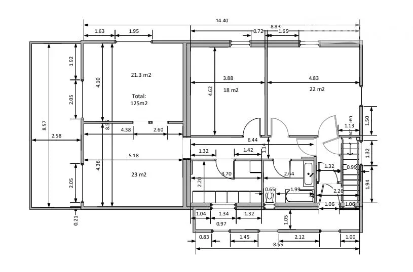 Grosszügige 4.5 Zimmer-Wohnung mit sonniger Terrasse – Foto 11 von 13