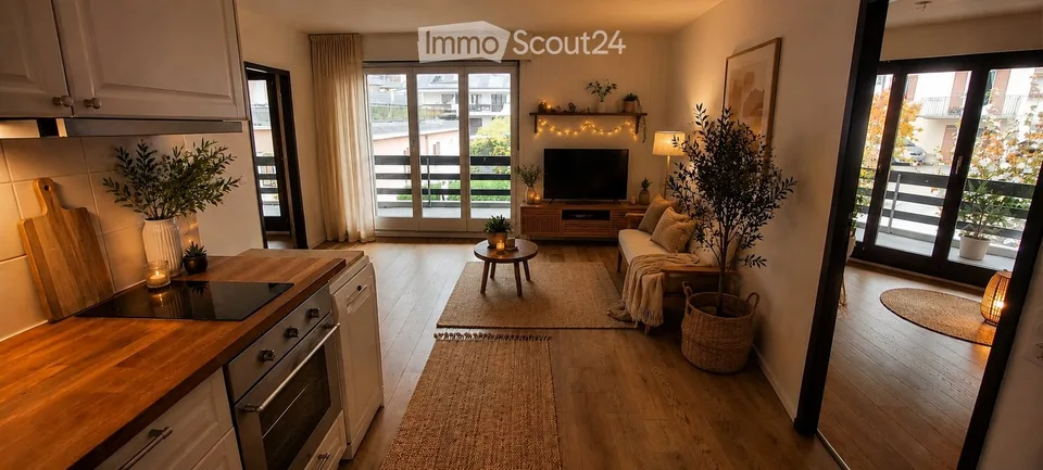 Zu vermieten in St-Cergue 3-Zimmer-Wohnung mit Balkon 30 m2 – Foto 2 von 5
