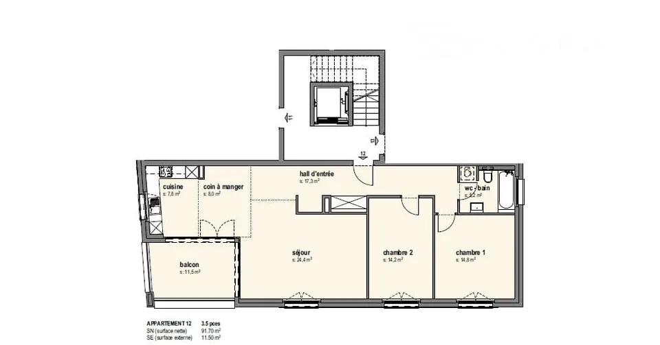 Übernahme des Mietvertrags - Ecublens FR Apartment – Foto 5 von 5