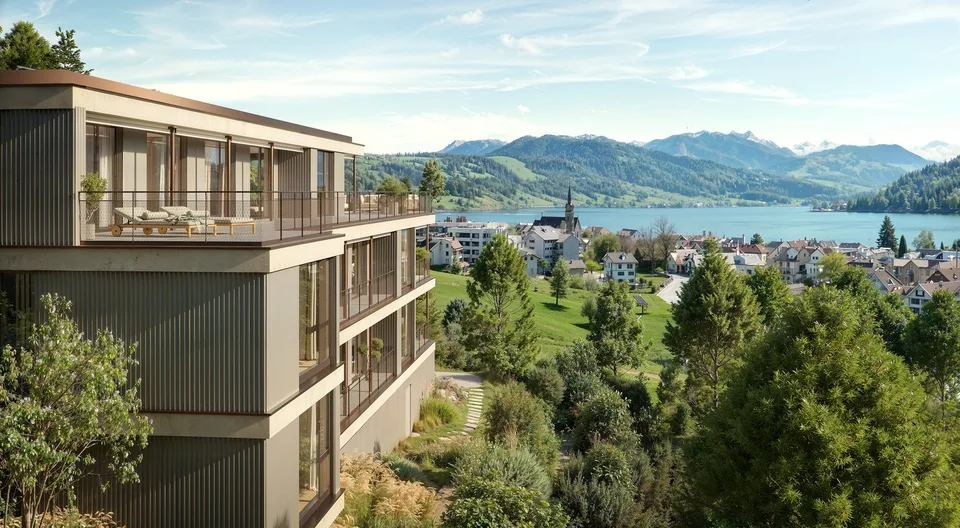 Wohnen über dem Ägerisee – exklusiv, ruhig und mit unverbaubarer Seesicht – photo 2 of 6
