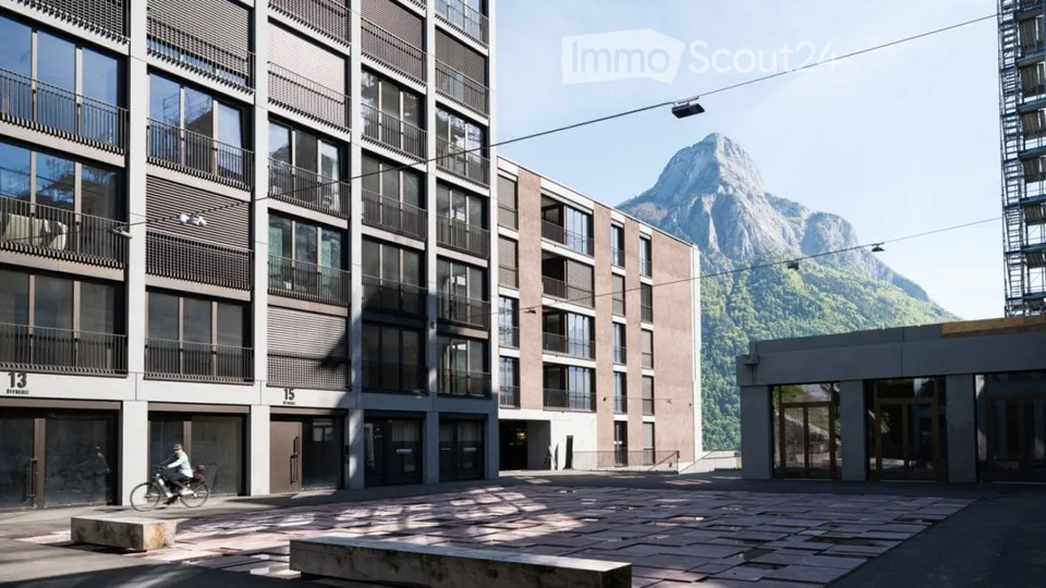 Möbliertes Industrieloft 112m2, 59m2 Terrasse, Mels (12 Mt.) – Foto 12 von 13