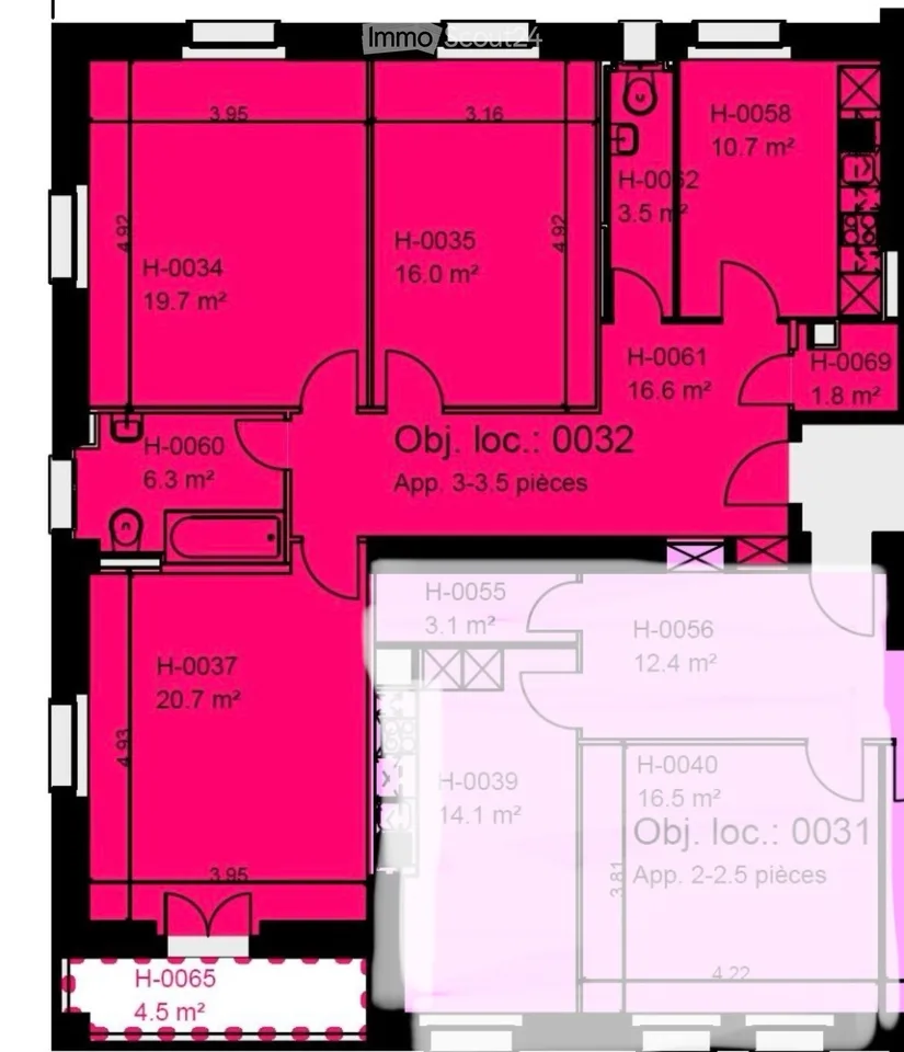 Seeblick - Untervermietung 3-Zimmer-Wohnung Beaulieu – Foto 3 von 3