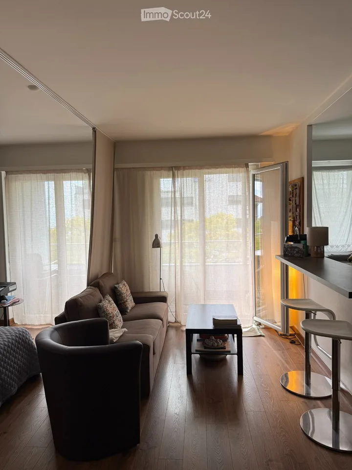 Appartement mit 1.5 Zimmern und Südterrasse mit Seeblick – Foto 4 von 5