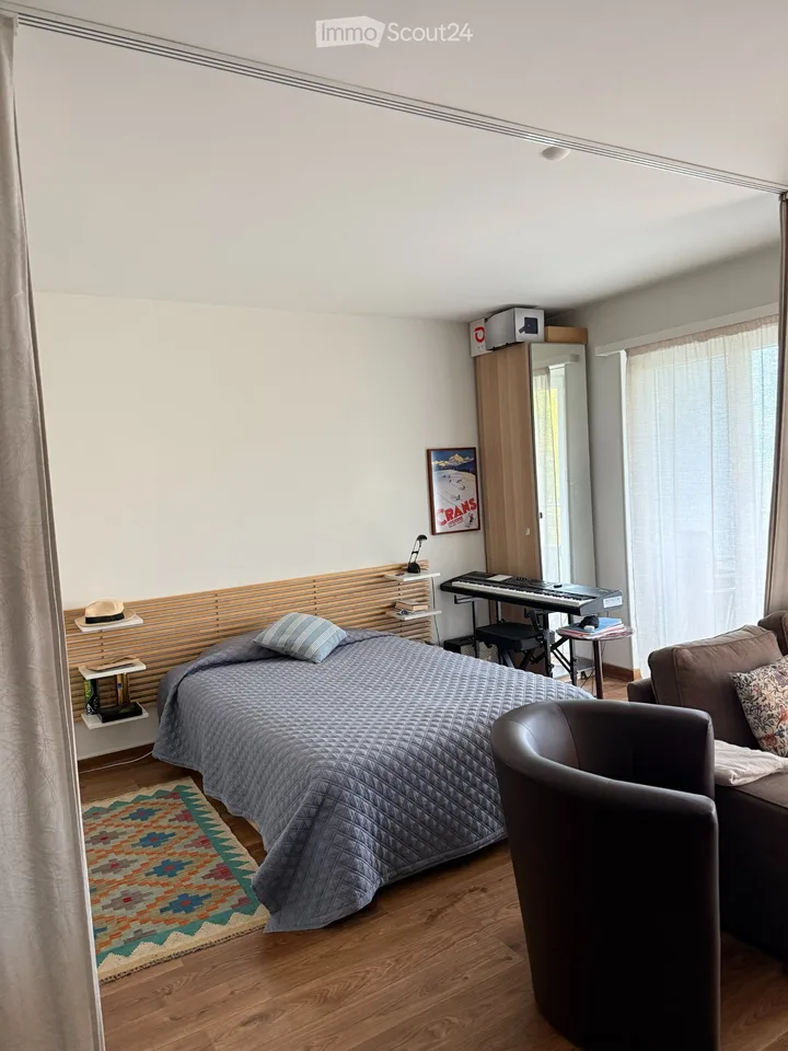 Appartement mit 1.5 Zimmern und Südterrasse mit Seeblick – Foto 5 von 5