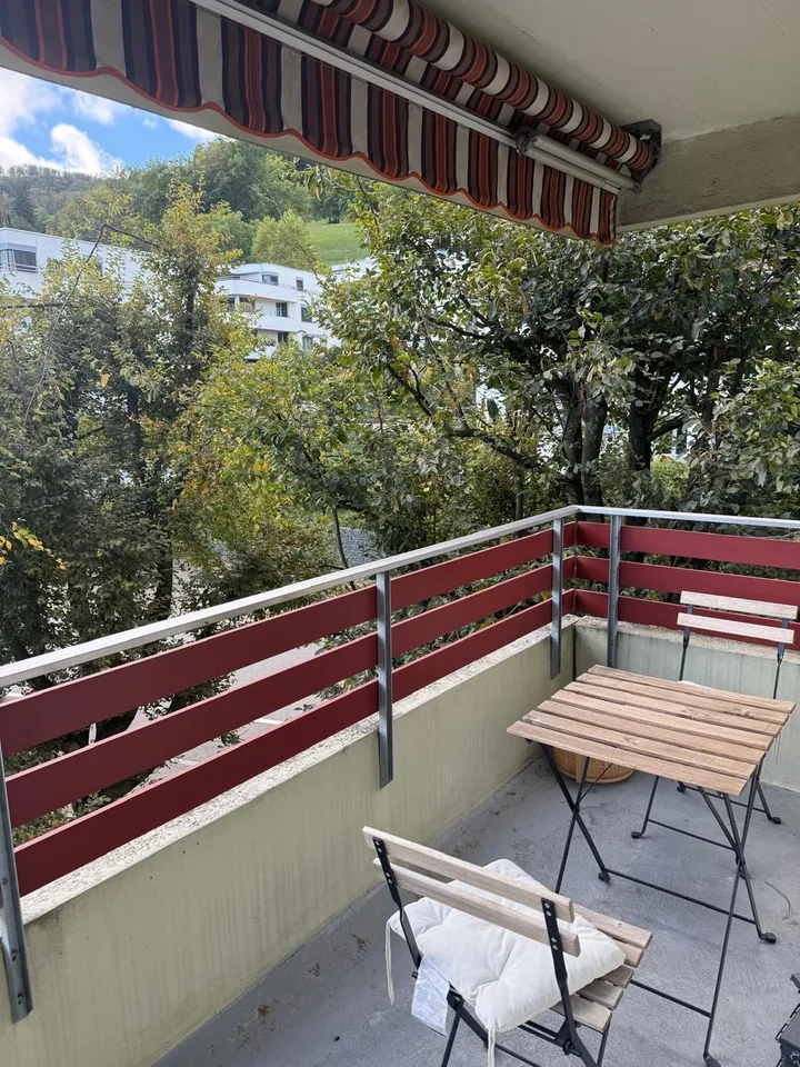 Charmantes 3.5-Zimmer-Apartment mit Balkon und grüner Aussicht in Adliswil – Foto 6 von 6
