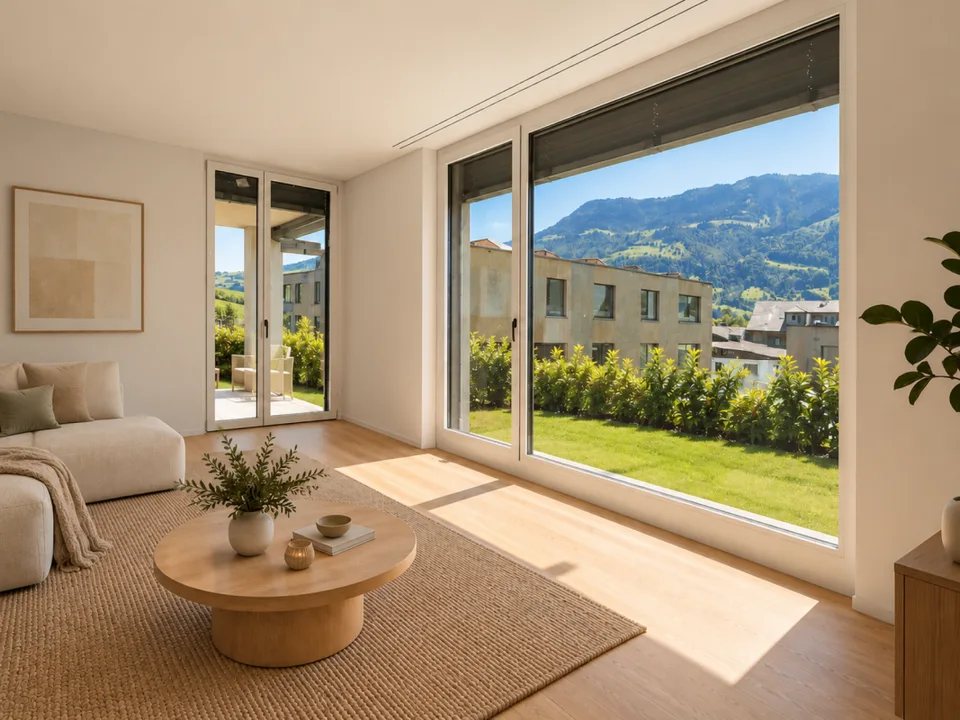 3.5-Zimmer-Gartenwohnung mit 118 m² Wohnkomfort - Erstbezug in Merlischachen – Foto 4 von 11