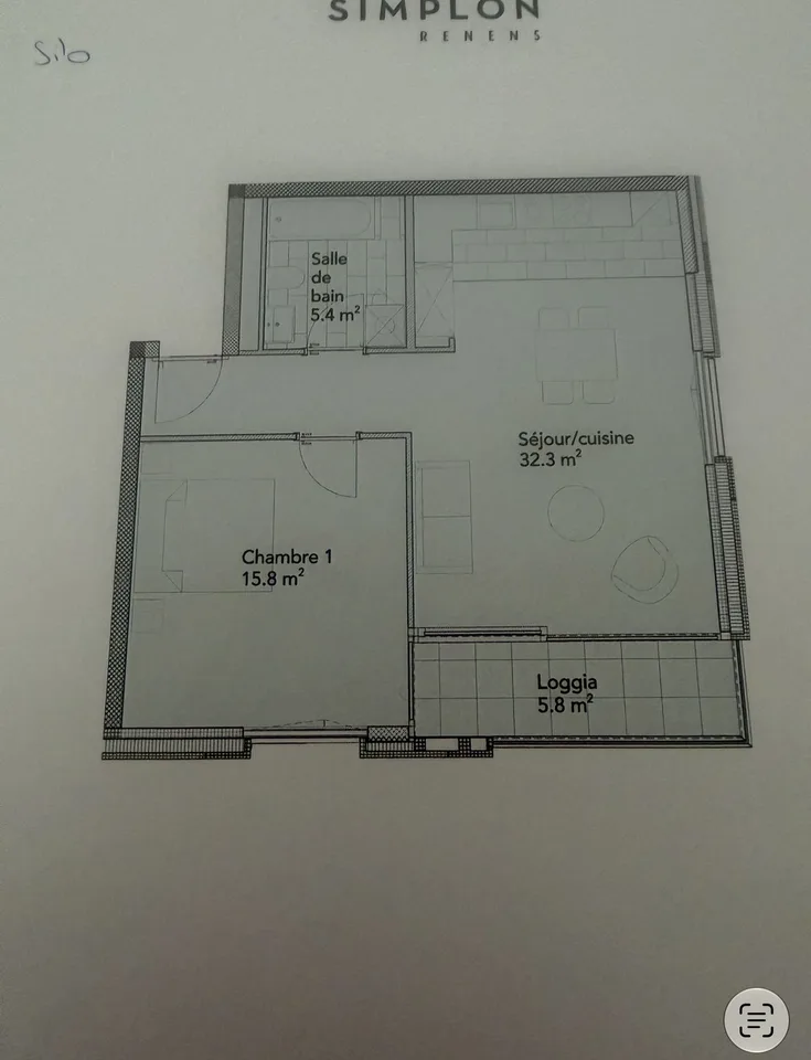 Zweieinhalb-Zimmer-Wohnung, 1020 Renens – Foto 3 von 7