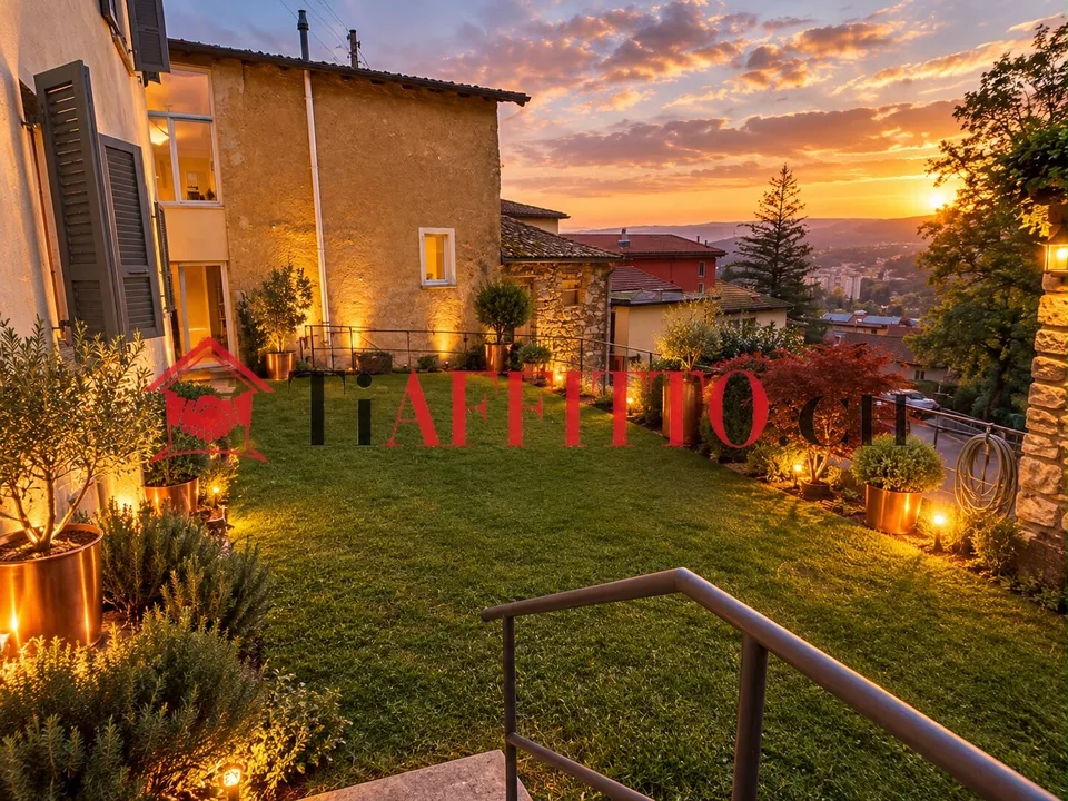 Romantische 2.5-Zimmer-Wohnung im Grünen in Davesco – Foto 2 von 8