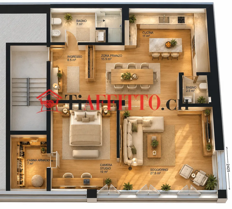 ENORMES LOFT VON 120 MQ IN CADRO LUGANO – Foto 10 von 10
