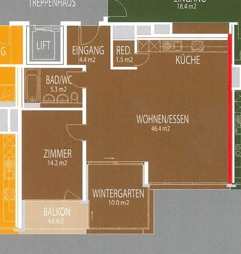 2.5 Zimmer Wohnung in Opfikon – Foto 6 von 6