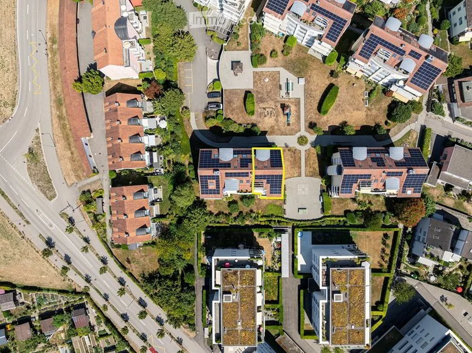 Stilvolles Wohnen in Baar: Großzügige 3-Zimmer-Wohnung (98 m²) mit Balkon in ruhiger, zentraler Lage – Foto 13 von 13