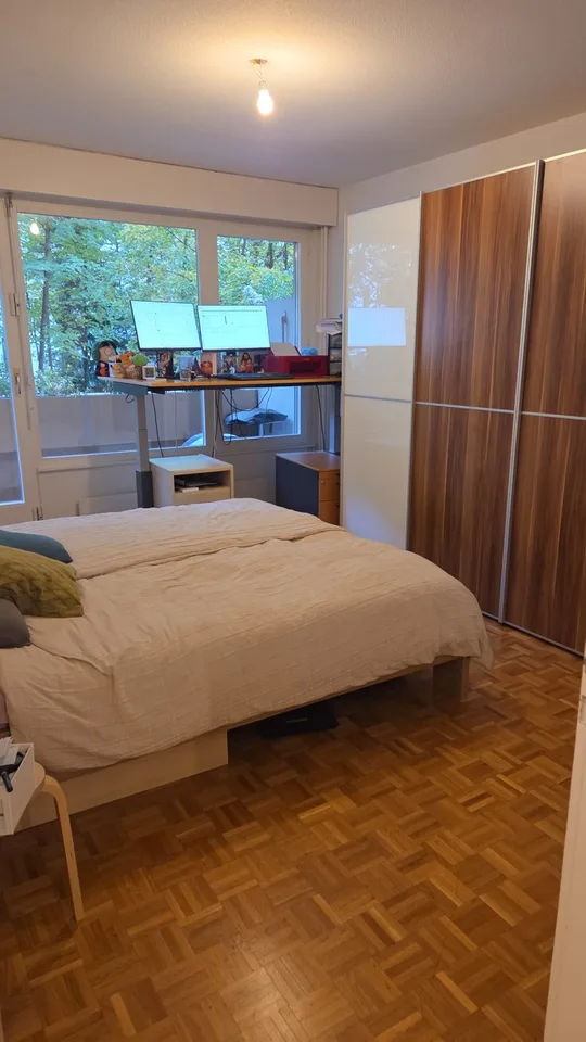 Schönes 6-Zimmer-Apartment mit 108 m², 2 Balkonen und Parkblick – Foto 4 von 7