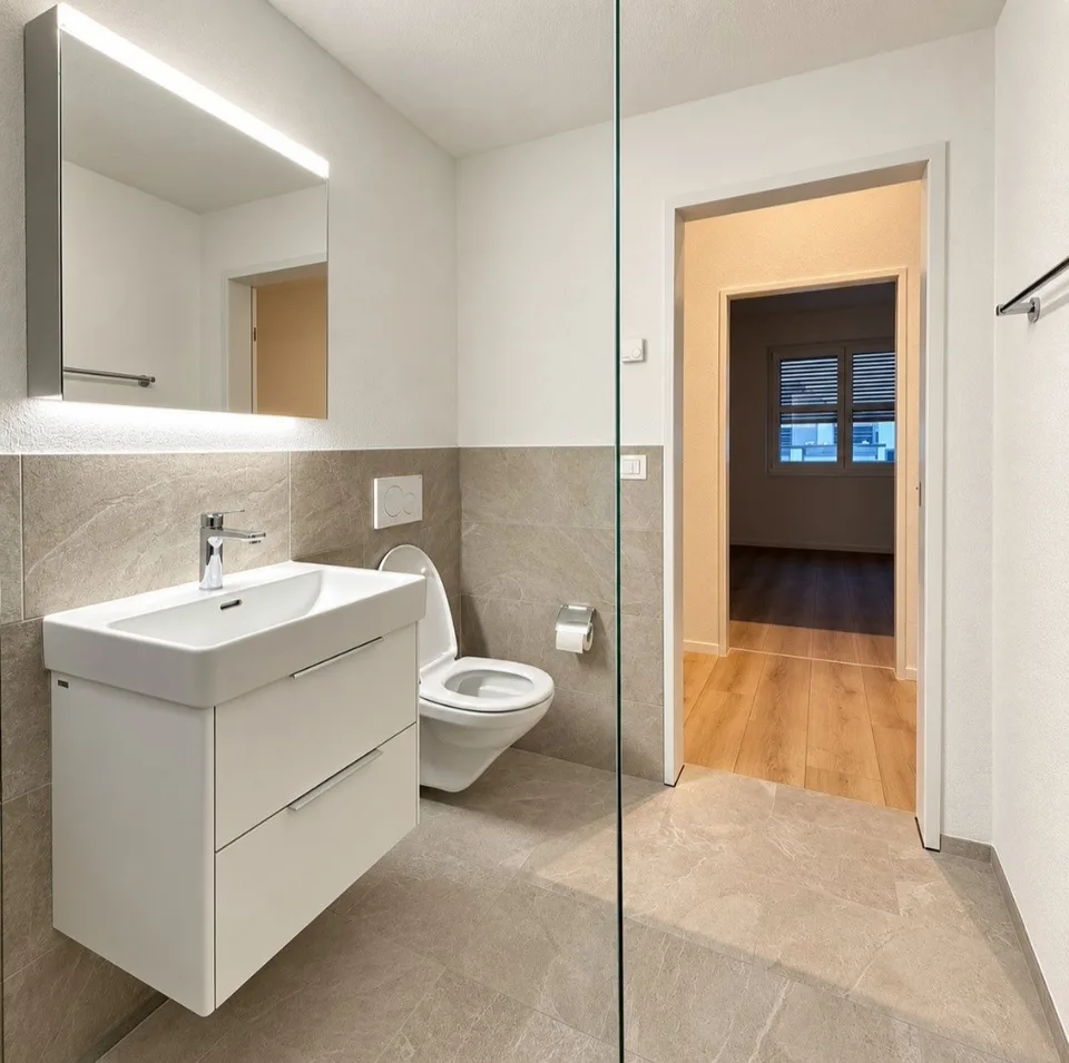 Premier occupant après rénovation complète Appartement de 4,5 pièces lumineux avec cheminée – photo 5 sur 8