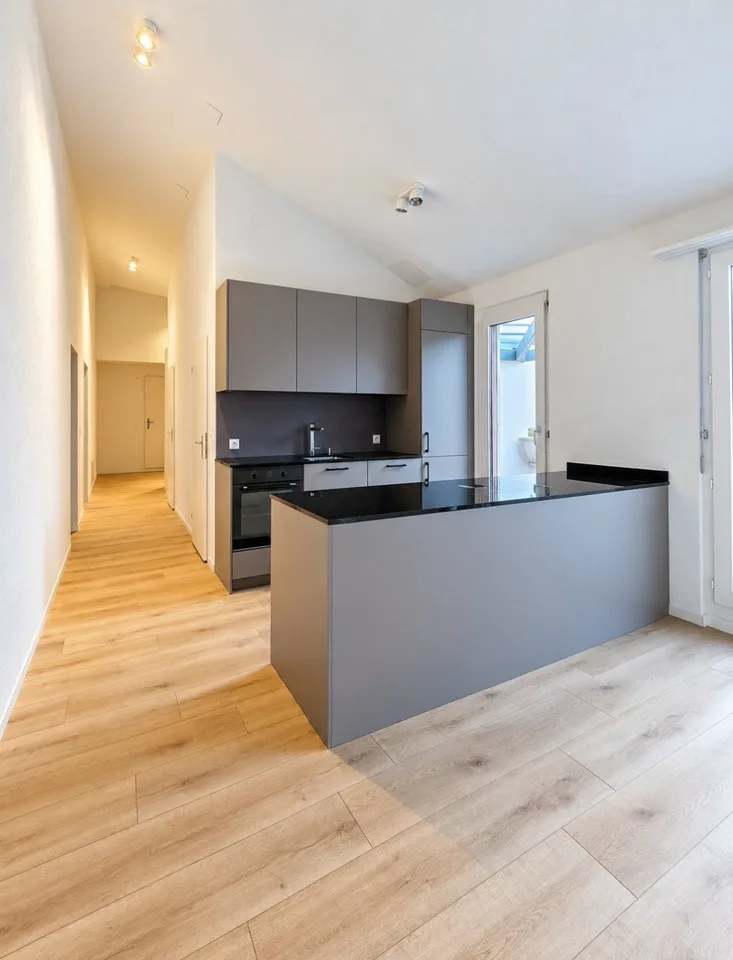Premier occupant après rénovation complète Appartement de 4,5 pièces lumineux avec cheminée – photo 3 sur 8