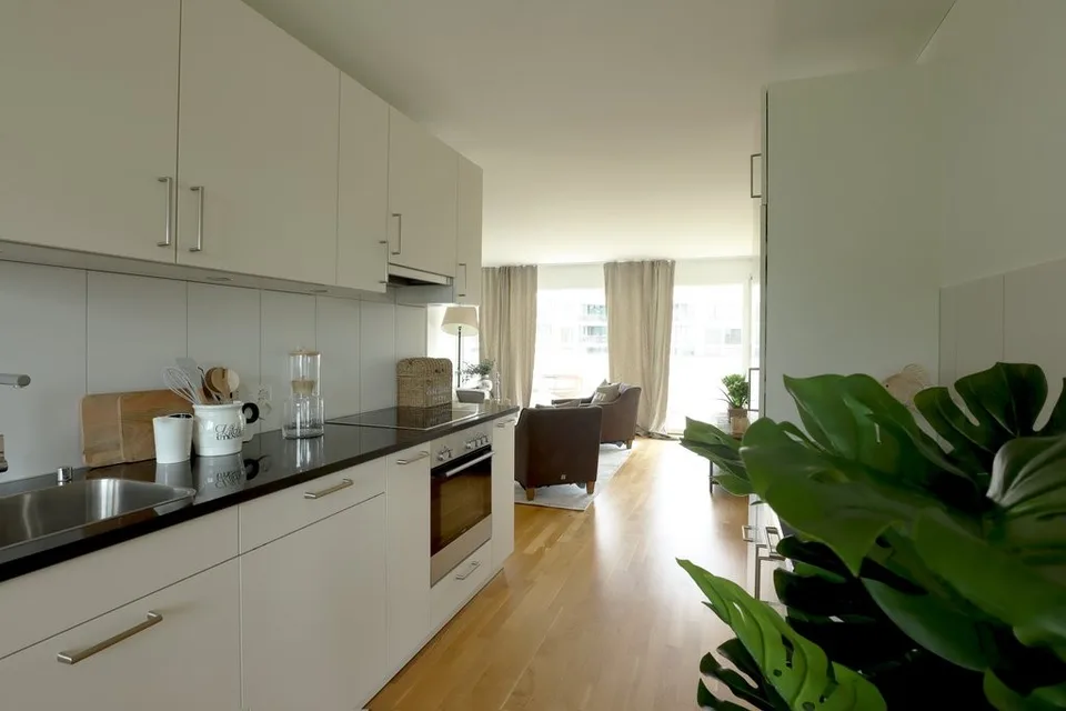 Modern attic apartment with private laundry tower – photo 7 of 12