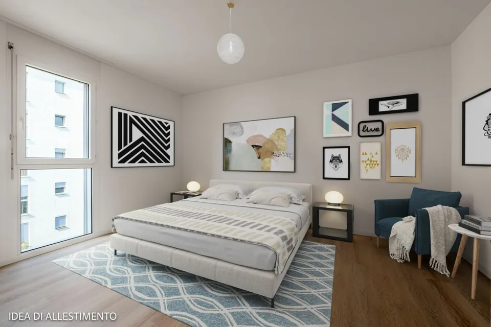 6100 Bellinzona, Via Ghiringhelli 23e, Apartment 206 – Foto 6 von 14