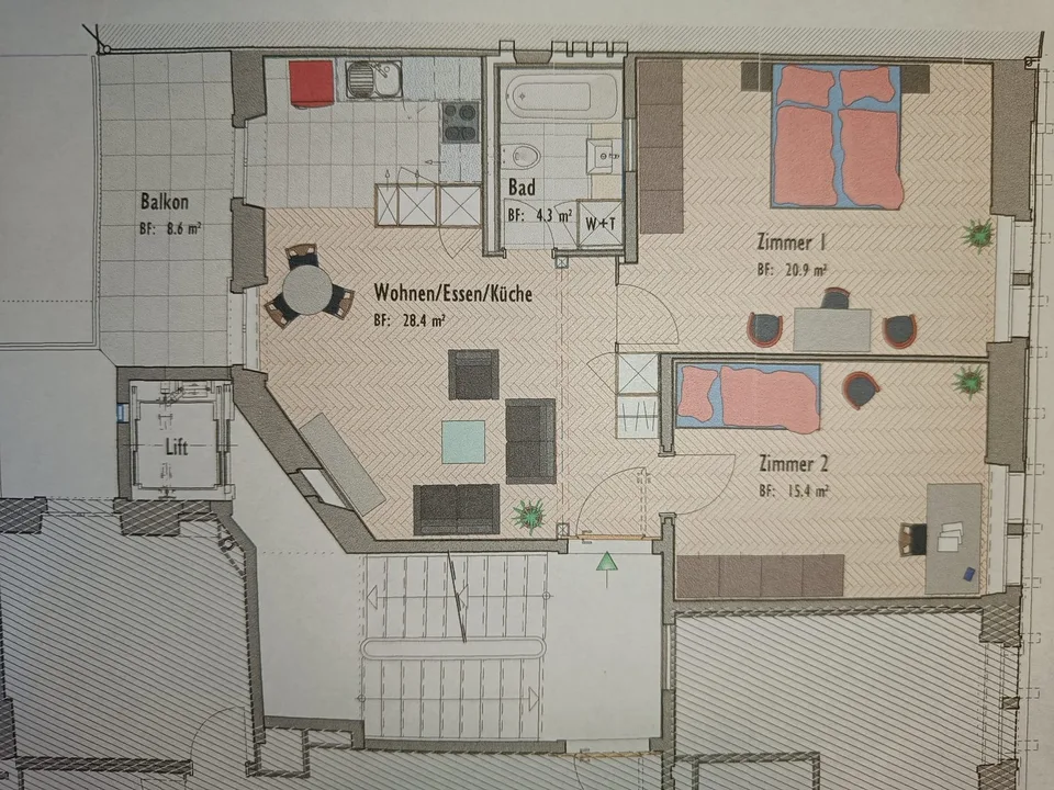 Möbliertes WG-Zimmer zu vermieten – Foto 10 von 10