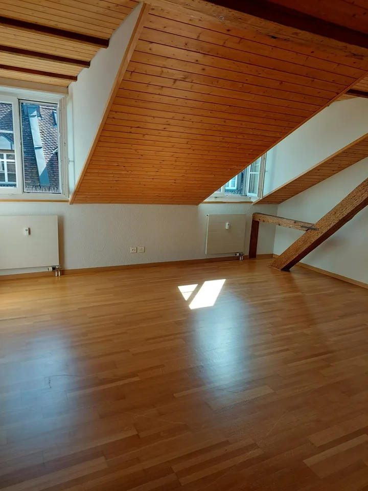 Charmante 2-Zimmer-Dachwohnung (62 m²) zentral und nur 5 Min. vom Hauptbahnhof Winterthur – Foto 2 von 6