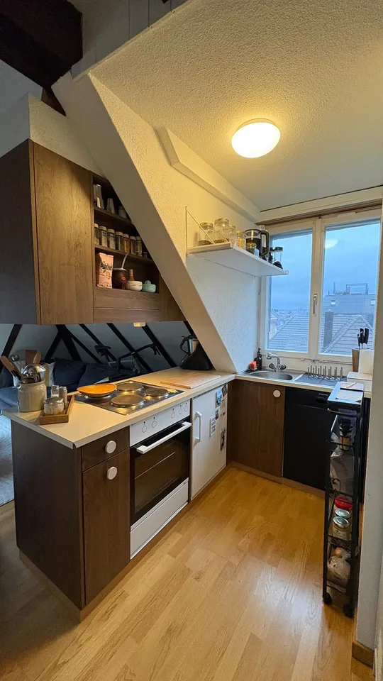 Gemütliche Dachwohnung über den Dächern Alt-Wiedikons – Foto 8 von 8