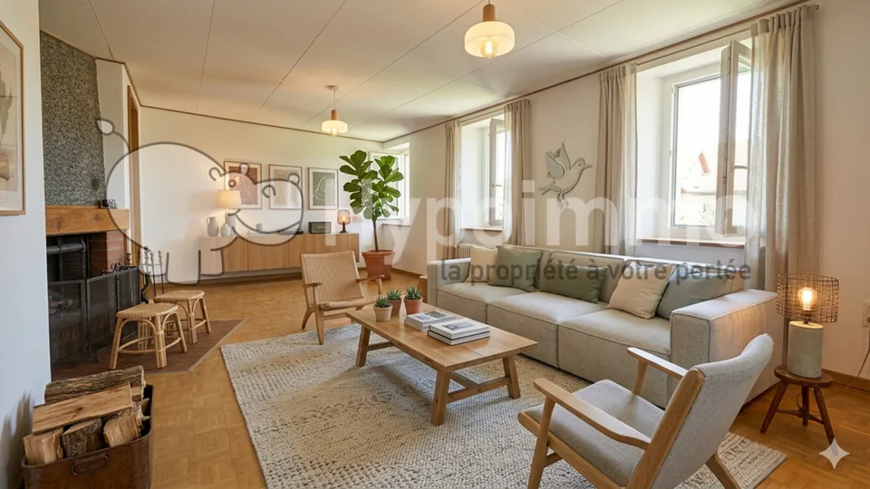 Chaleureux logement de 2.5 pièces, cuisine et salle de bains neuves - 1er loyer offert