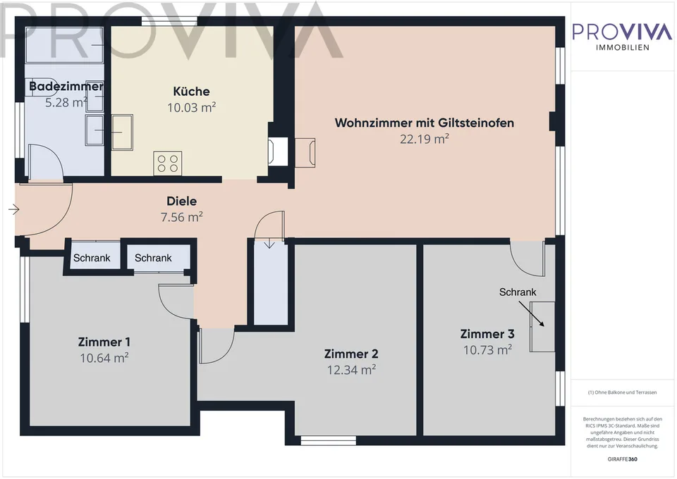 4.5 Zimmer Attikawohnung in Ried-Brig – Foto 17 von 18