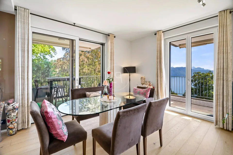 Elegante 4,5-Zimmer-Wohnung mit Panoramablick auf den Genfersee in Puidoux – Foto 3 von 39