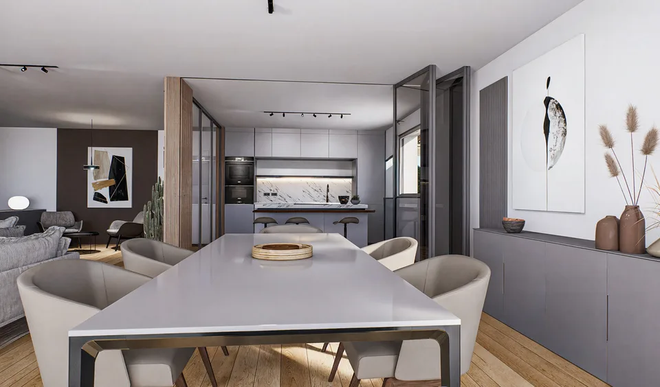 Neu 2,5-Zimmer-Wohnung mit Seeblick und Garten in exklusiver Residenz