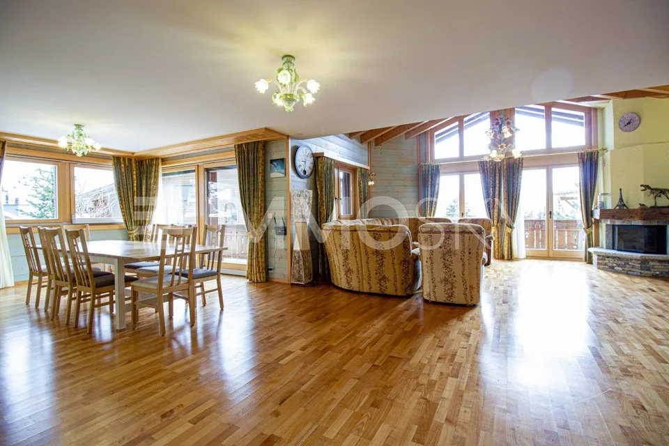 VISITE VIRTUELLE Chalet d'exception à Anzère avec espace wellness