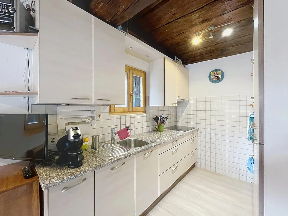 Alter Mazot in ein Chalet umgewandelt
